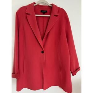 Women's‎ Talbots Coral Wool jacket, hip length, sz 16, soft